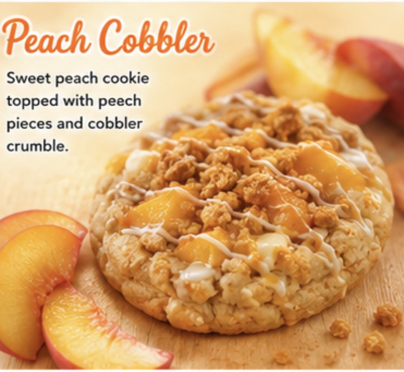 Peach cobbler